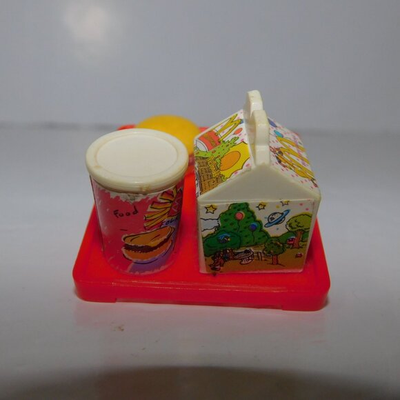 Lot of 4 VTG 1993 Barbie McDonalds Happy Meal Todd Stacie Clip On Toy Food Tray - Picture 6 of 6